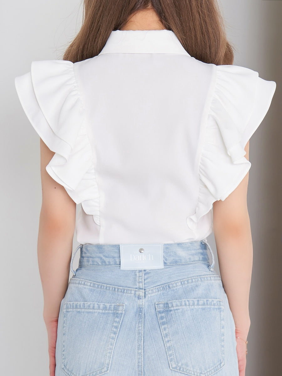 モデル:158cm(着用サイズ:FREE 着用カラー:WHT)