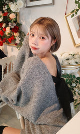 モデル:155cm(着用サイズ:FREE 着用カラー:GRY)