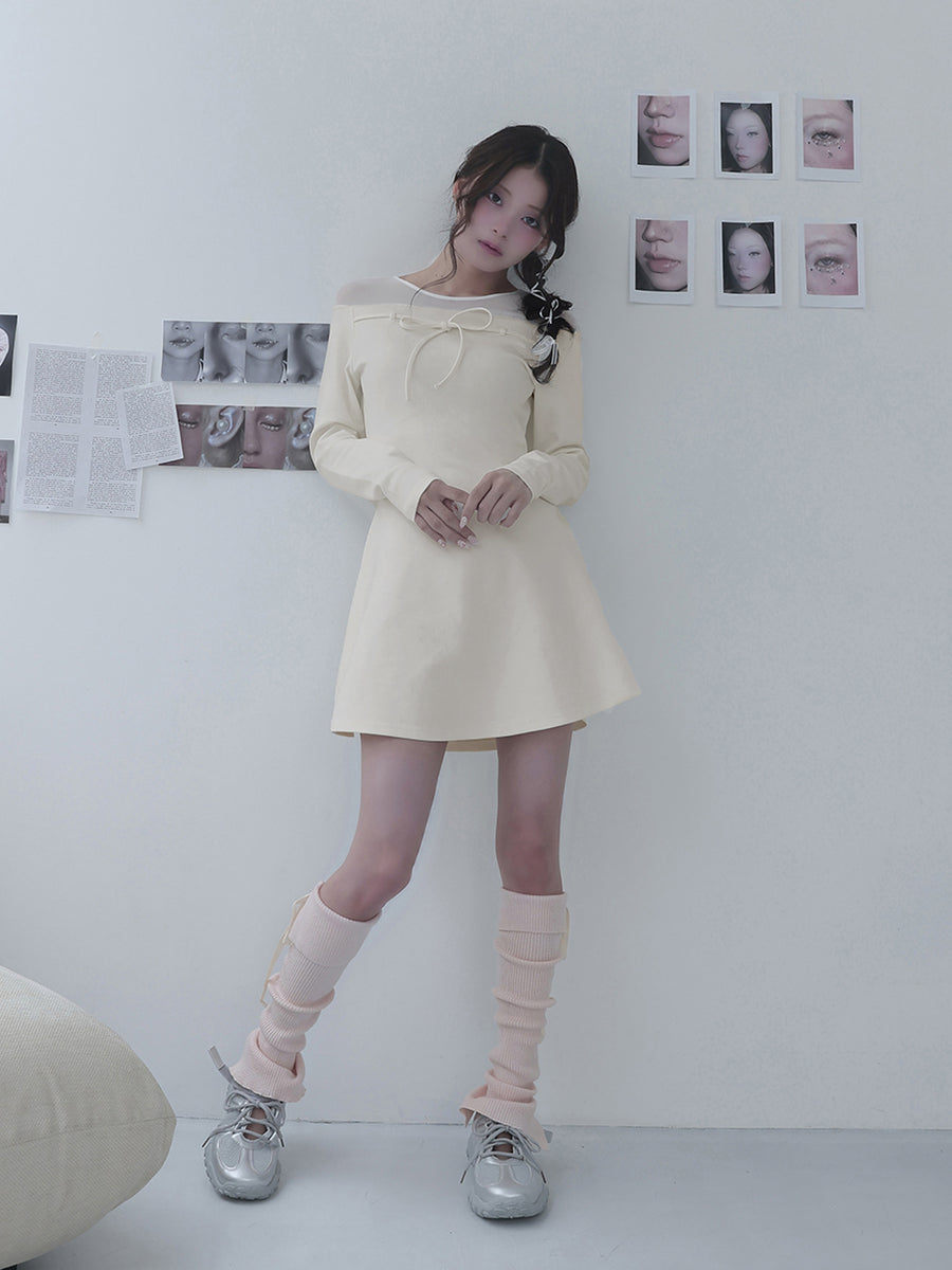 モデル:160cm(着用サイズ:FREE 着用カラー:WHT)