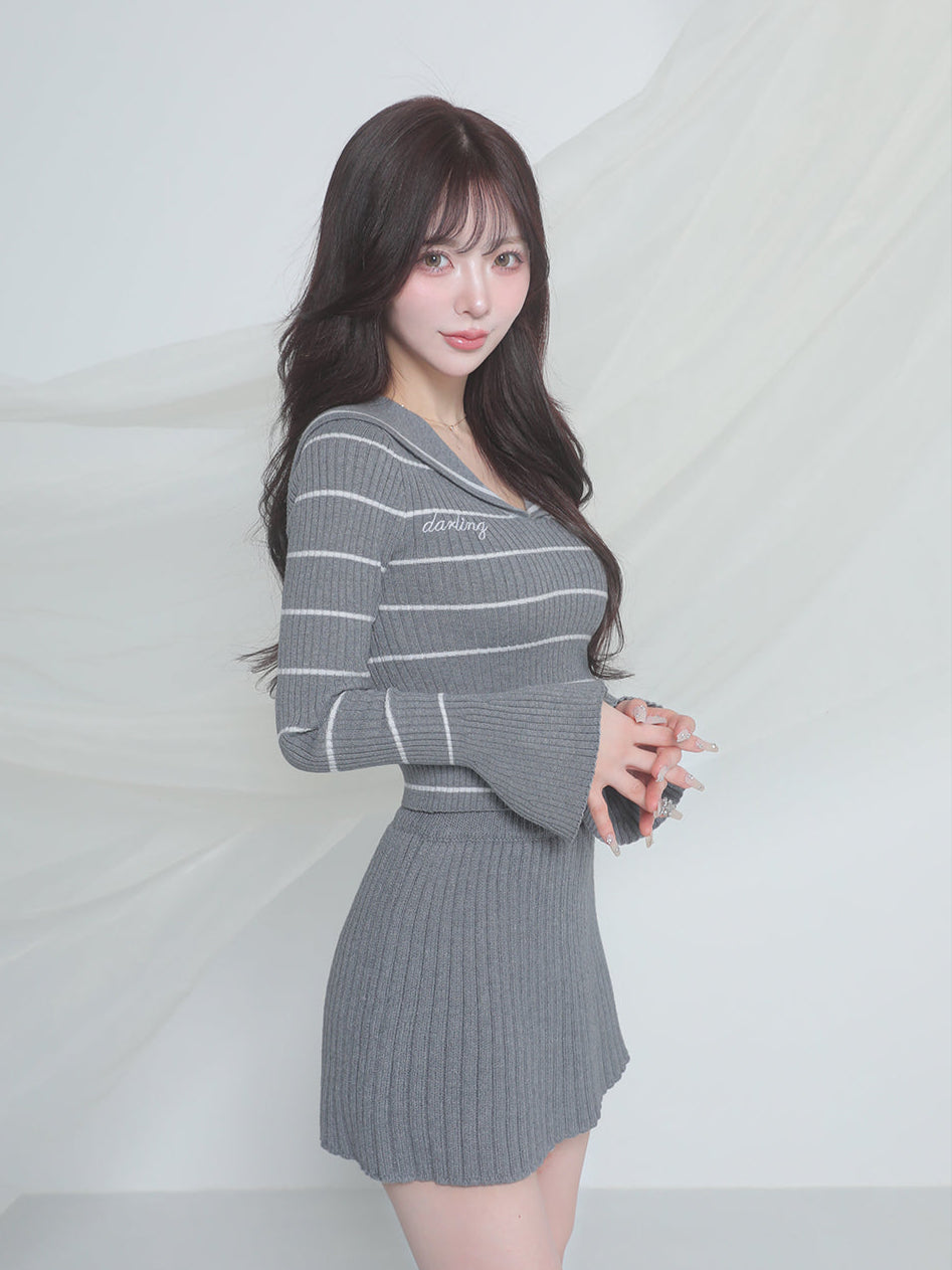 モデル:158cm(着用サイズ:FREE 着用カラー:GRY)