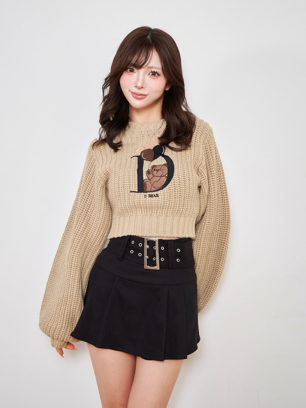 モデル:158cm(着用サイズ:FREE 着用カラー:BEG)