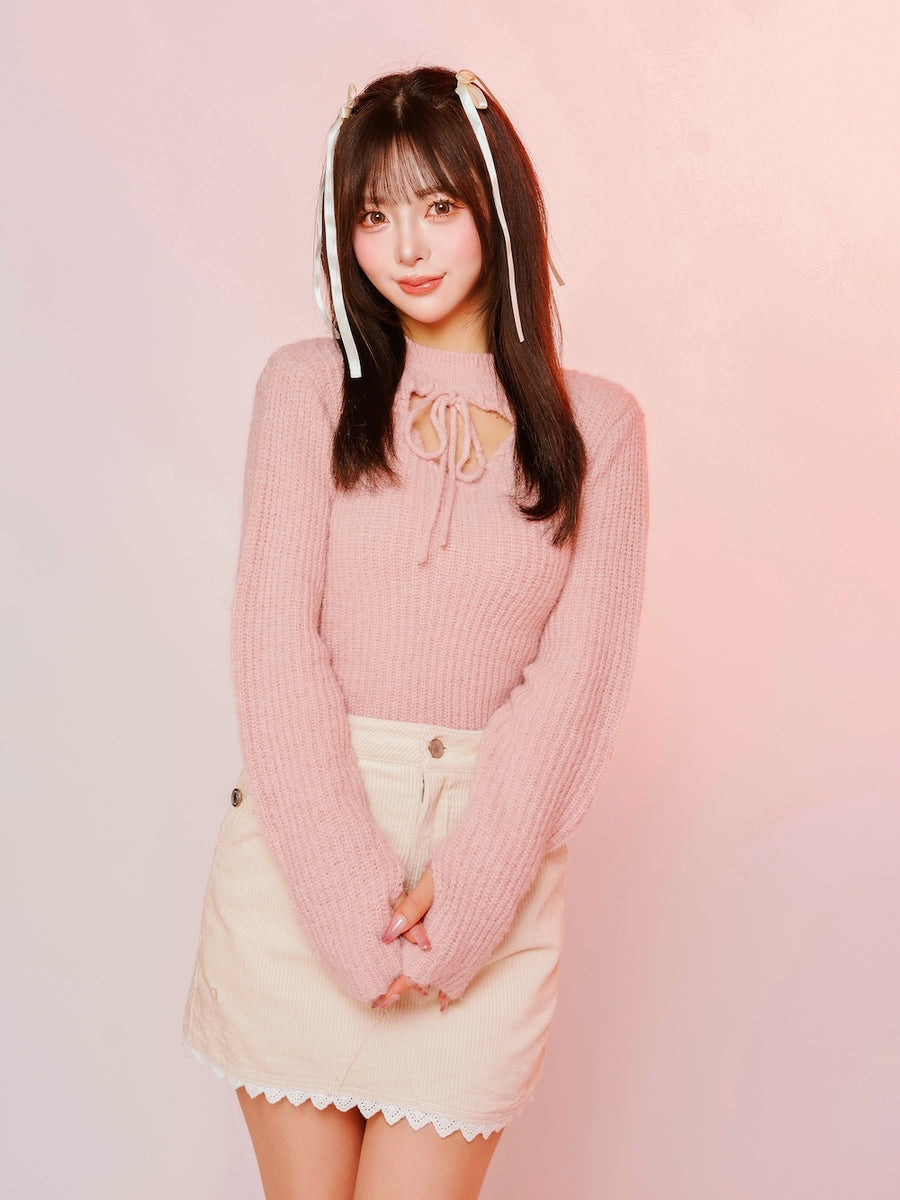 モデル:158cm(着用サイズ:FREE 着用カラー:PNK)