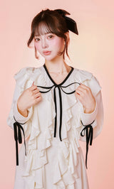 モデル:158cm(着用サイズ:FREE 着用カラー:WHT)