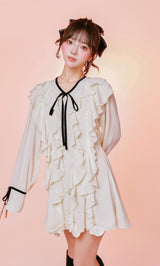 モデル:158cm(着用サイズ:FREE 着用カラー:WHT)