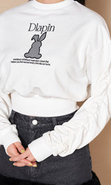 モデル:164cm(着用サイズ:FREE 着用カラー:WHT)