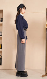 モデル:164cm(着用サイズ:FREE 着用カラー:NVY)