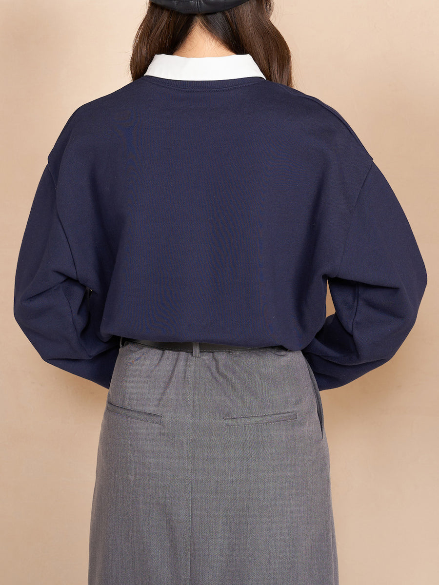 モデル:164cm(着用サイズ:FREE 着用カラー:NVY)