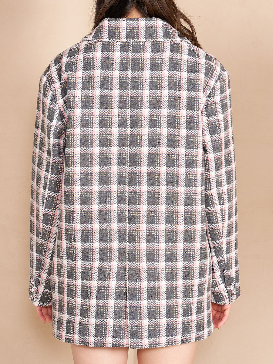 モデル:164cm(着用サイズ:FREE 着用カラー:GRY)