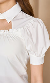 モデル:164cm(着用サイズ:FREE 着用カラー:WHT)