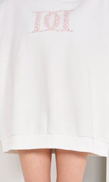 モデル:164cm(着用サイズ:FREE 着用カラー:WHT)