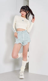 モデル:164cm(着用サイズ:FREE 着用カラー:WHT)