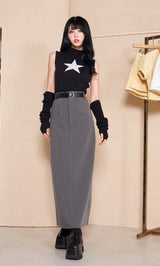 モデル:164cm(着用サイズ:FREE 着用カラー:GRY)