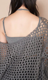 モデル:164cm(着用サイズ:FREE 着用カラー:GRY)