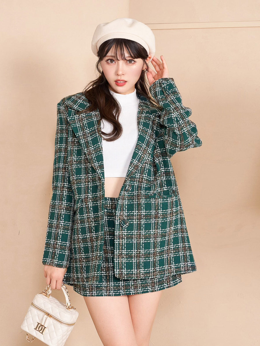 モデル:164cm(着用サイズ:FREE 着用カラー:GRN)