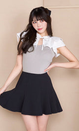 モデル:164cm(着用サイズ:FREE 着用カラー:GRY)