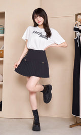モデル:164cm(着用サイズ:S 着用カラー:BLK)