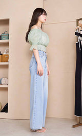 モデル:164cm(着用サイズ:FREE 着用カラー:MNT)