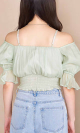 モデル:164cm(着用サイズ:FREE 着用カラー:MNT)
