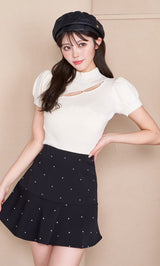 モデル:164cm(着用サイズ:FREE 着用カラー:WHT)