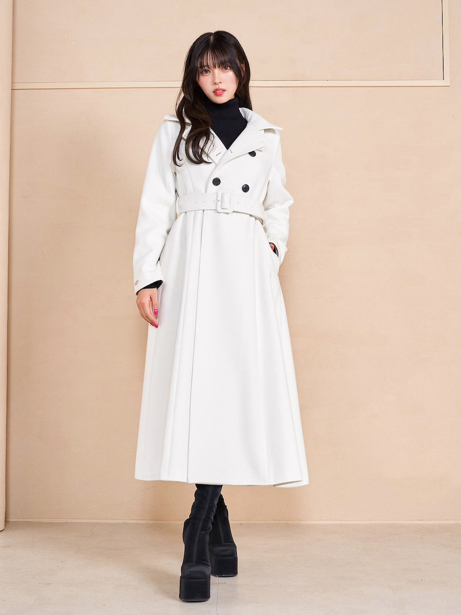 モデル:164cm(着用サイズ:FREE 着用カラー:WHT)