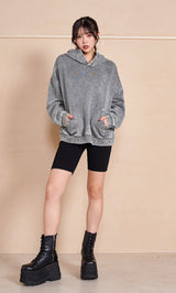 モデル:164cm(着用サイズ:FREE 着用カラー:C-GRY)