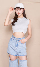 モデル:164cm(着用サイズ:FREE 着用カラー:GRY)
