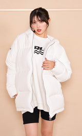 モデル:164cm(着用サイズ:FREE 着用カラー:WHT)
