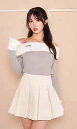 モデル:164cm(着用サイズ:FREE 着用カラー:GRY)