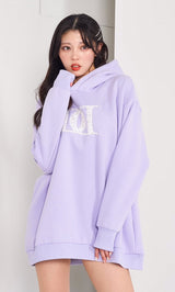 モデル:164cm(着用サイズ:FREE 着用カラー:PUR)