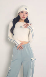 モデル:160cm(着用サイズ:FREE 着用カラー:WHT)