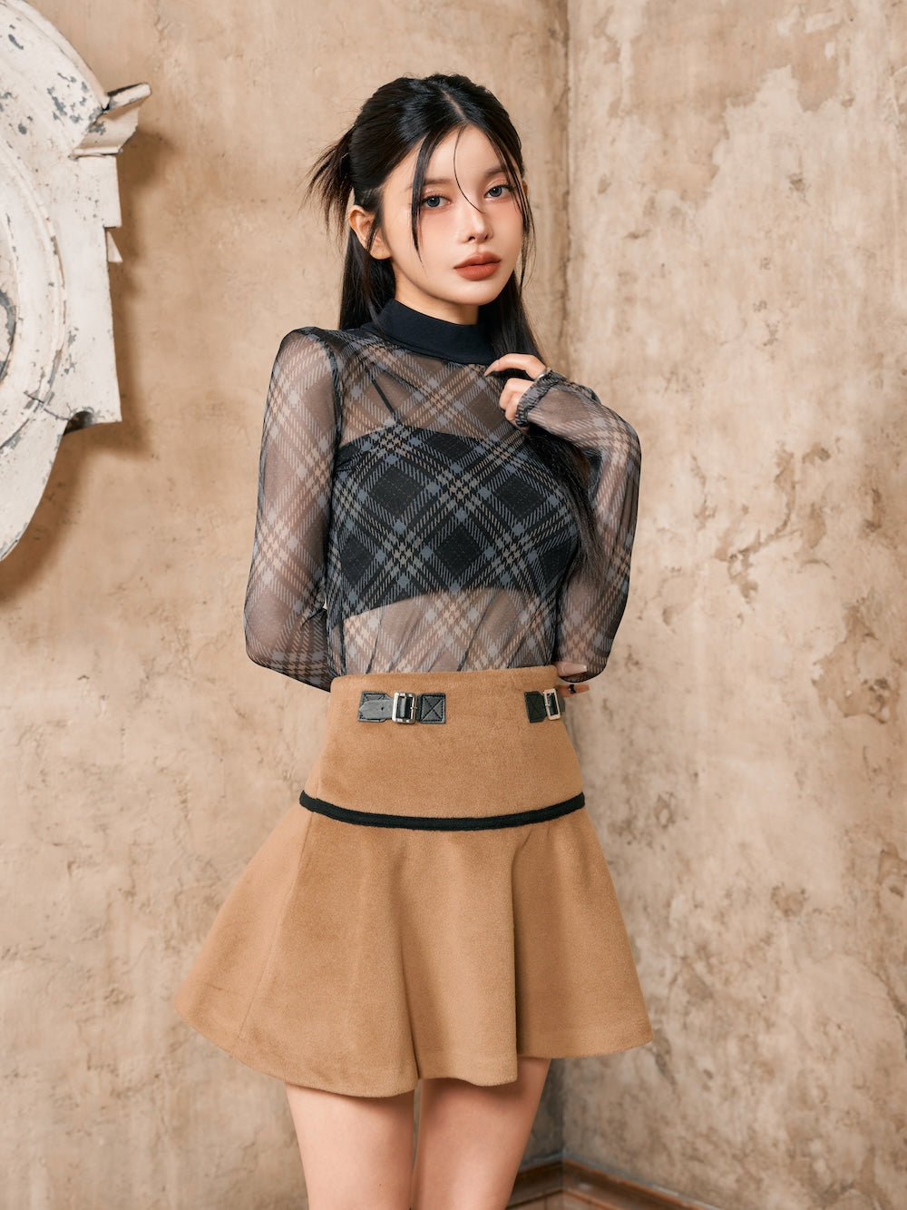モデル:160cm(着用サイズ:S 着用カラー:CAM)