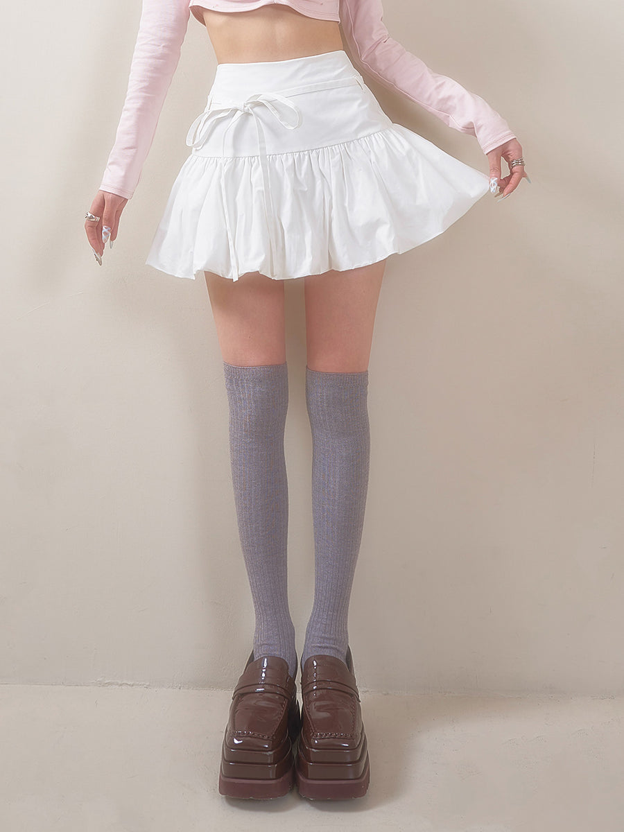 モデル:160cm(着用サイズ:FREE 着用カラー:WHT)