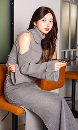 モデル:160cm(着用サイズ:FREE 着用カラー:GRY)