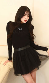 モデル:160cm(着用サイズ:S 着用カラー:BLK)