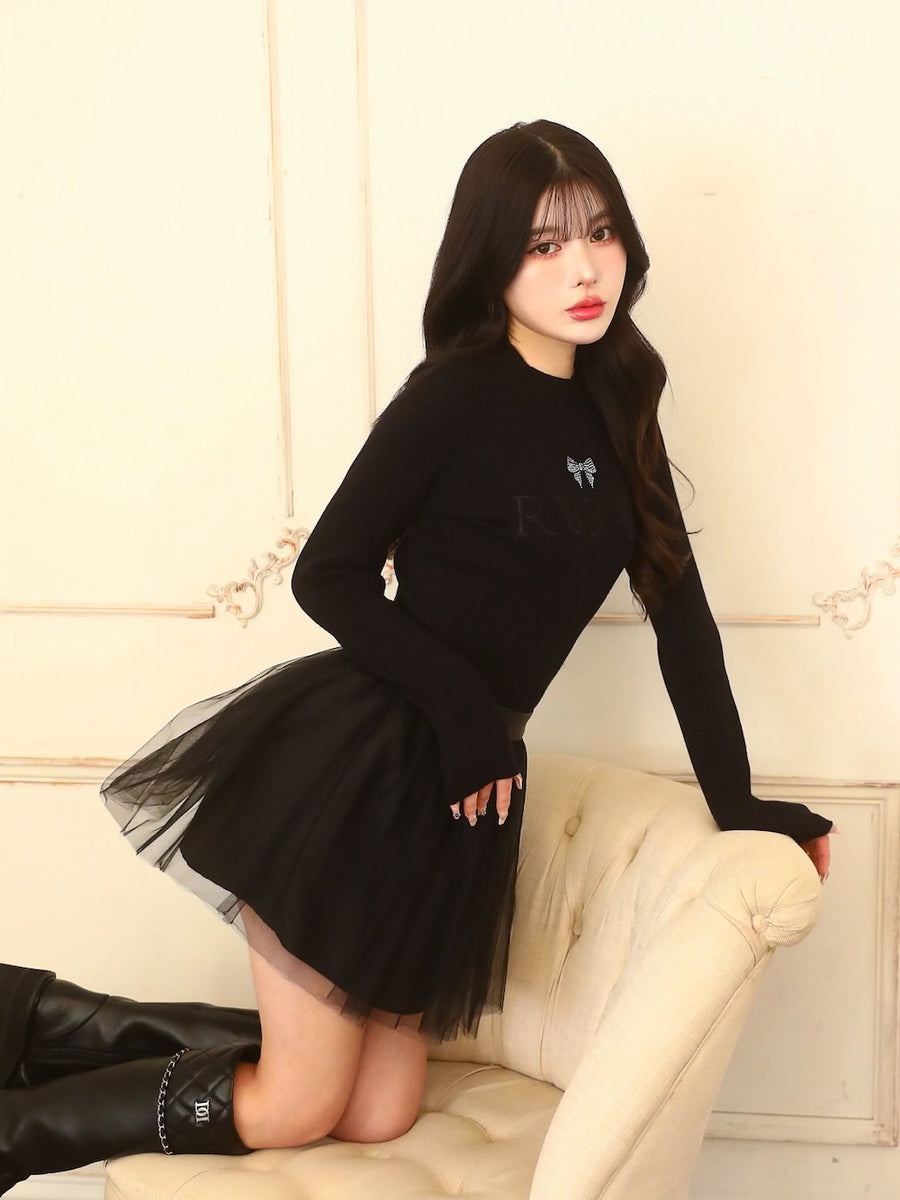 モデル:160cm(着用サイズ:S 着用カラー:BLK)