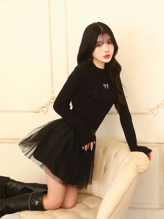 モデル:160cm(着用サイズ:S 着用カラー:BLK)
