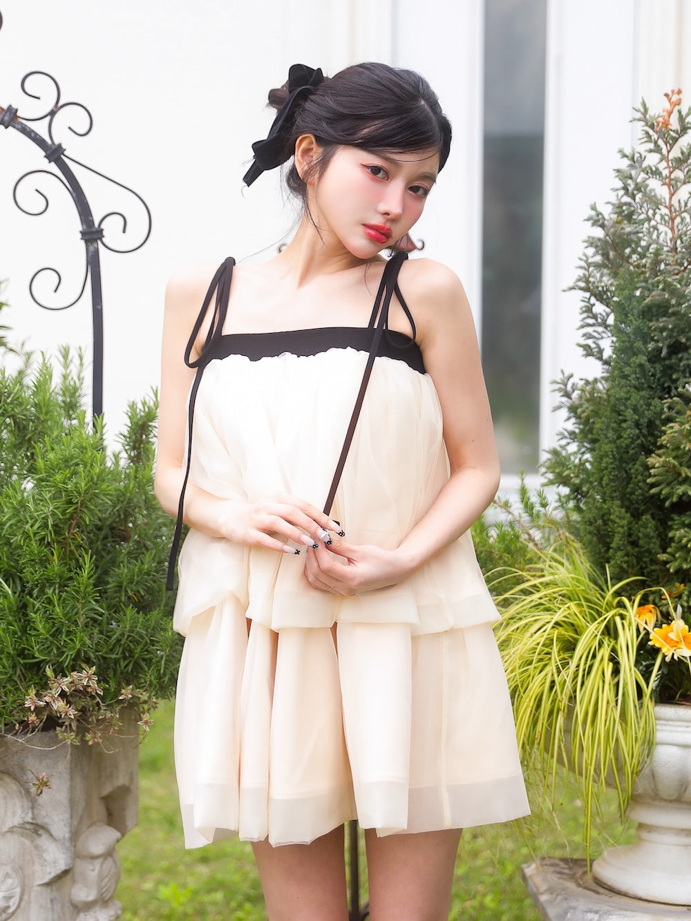 モデル:160cm(着用サイズ:FREE 着用カラー:BEG)