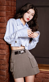 モデル:160cm(着用サイズ:S 着用カラー:C-GRY)