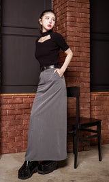 モデル:160cm(着用サイズ:FREE 着用カラー:GRY)