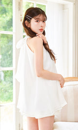 モデル:160cm(着用サイズ:FREE 着用カラー:WHT)