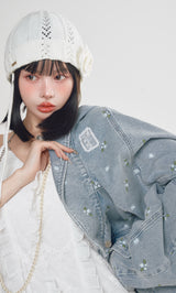 モデル:160cm(着用サイズ:FREE 着用カラー:I-BLU)