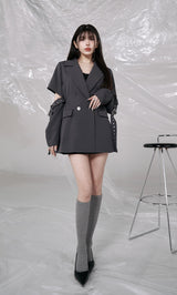 モデル:160cm(着用サイズ:FREE 着用カラー:C-GRY)