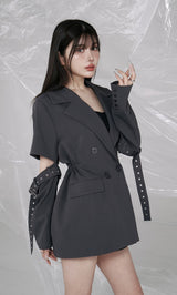 モデル:160cm(着用サイズ:FREE 着用カラー:C-GRY)