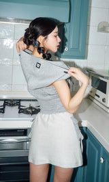 モデル:160cm(着用サイズ:FREE 着用カラー:GRY)