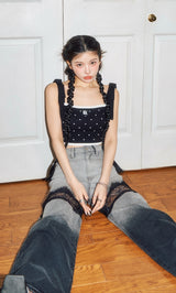 モデル:160cm(着用サイズ:FREE 着用カラー:BLK)