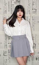 モデル:160cm(着用サイズ:FREE 着用カラー:WHT)