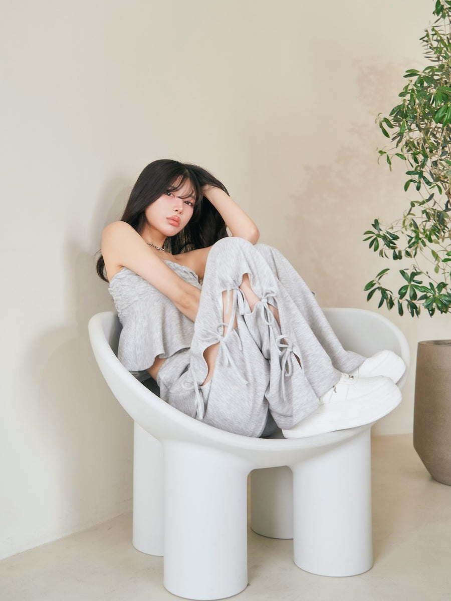モデル:160cm(着用サイズ:FREE 着用カラー:GRY)