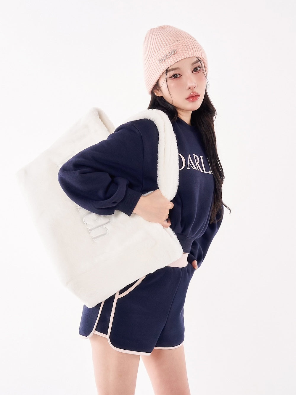 モデル:160cm(着用サイズ:FREE 福袋カラー:WHT)