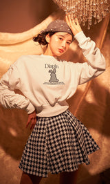 モデル:160cm(着用サイズ:FREE 着用カラー:WHT)