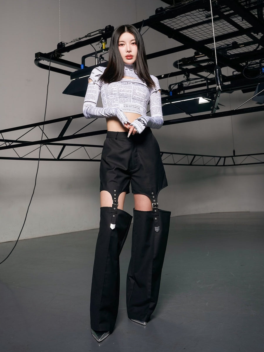 モデル:160cm(着用サイズ:S 着用カラー:BLK)